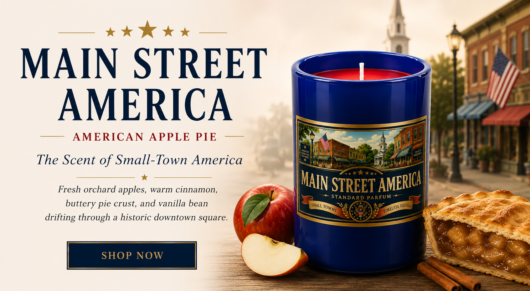 Main Street America candle